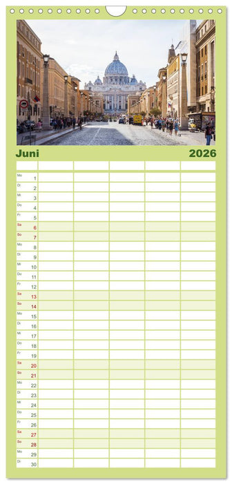 Europa - Eine Reise zu einigen der schönsten Hauptstädten. (CALVENDO Familienplaner 2026)