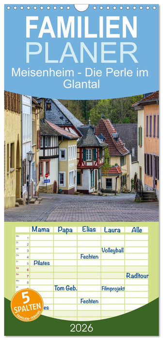 Meisenheim - Die Perle im Glantal (CALVENDO Familienplaner 2026)