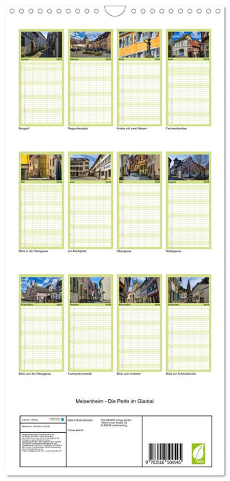 Meisenheim - Die Perle im Glantal (CALVENDO Familienplaner 2026)