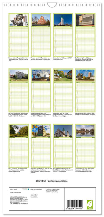 Domstadt Fürstenwalde Spree (CALVENDO Familienplaner 2026)