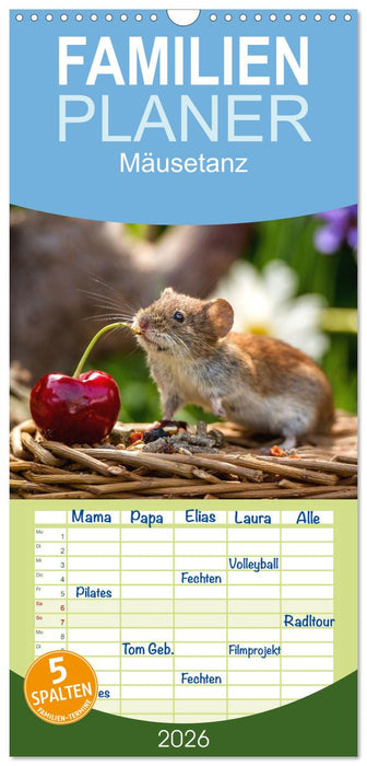 Mäusetanz (CALVENDO Familienplaner 2026)