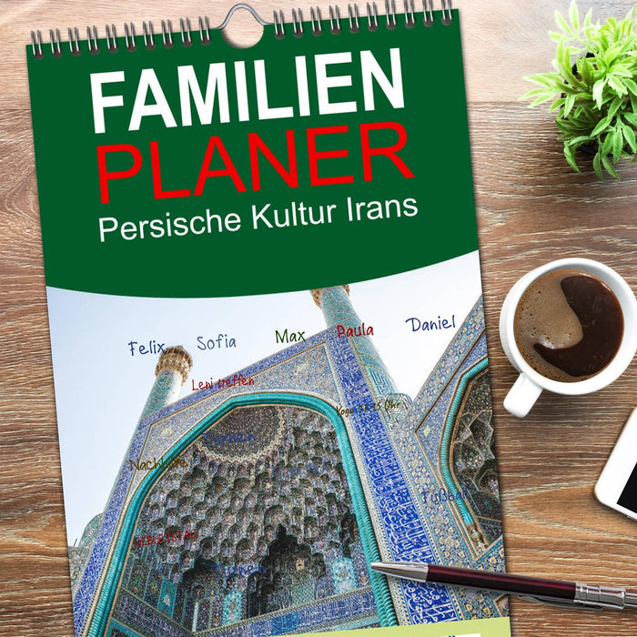 Persische Kultur Irans (CALVENDO Familienplaner 2026)