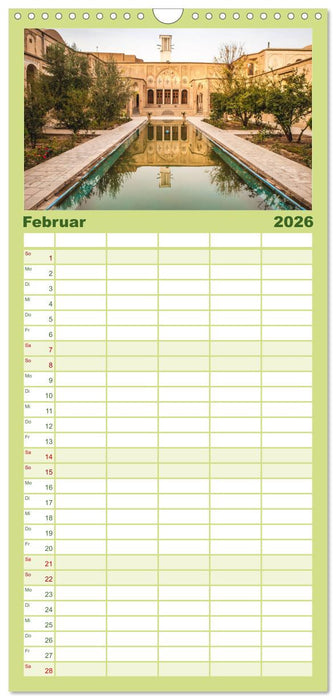 Persische Kultur Irans (CALVENDO Familienplaner 2026)