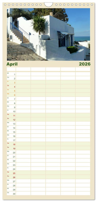 Tunesien - mediterrane Brücke zum Orient (CALVENDO Familienplaner 2026)