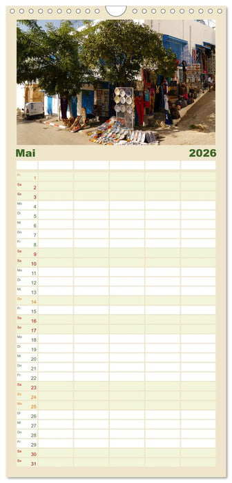 Tunesien - mediterrane Brücke zum Orient (CALVENDO Familienplaner 2026)