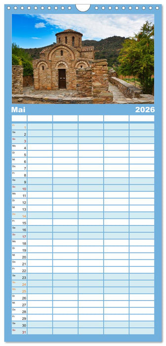 Kreta - Insel der Kapellen (CALVENDO Familienplaner 2026)