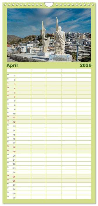 Kreta so vielseitig und wunderschön (CALVENDO Familienplaner 2026)