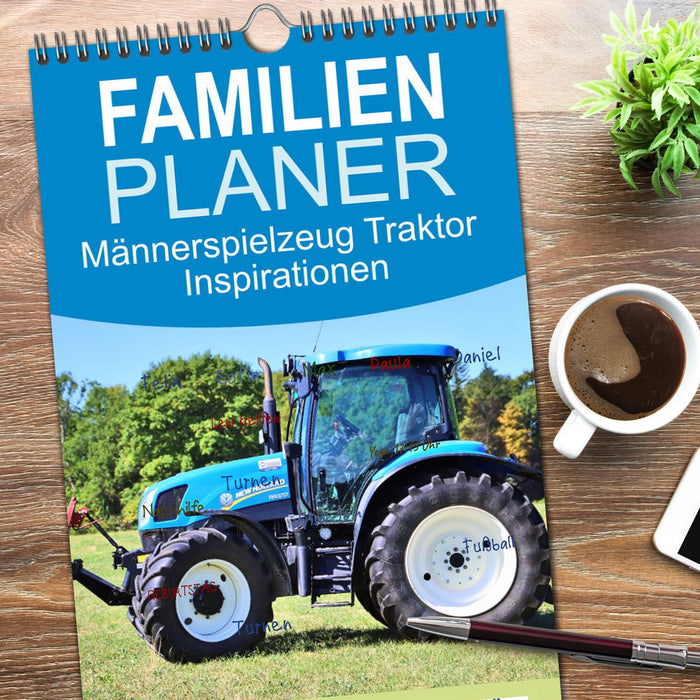 Männerspielzeug Traktor Inspirationen (CALVENDO Familienplaner 2026)