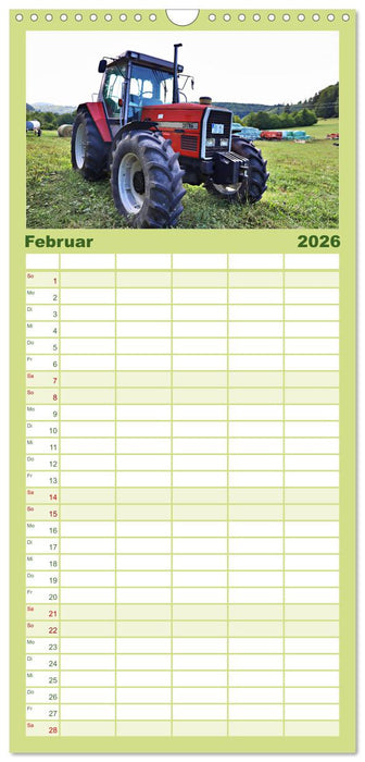 Männerspielzeug Traktor Inspirationen (CALVENDO Familienplaner 2026)