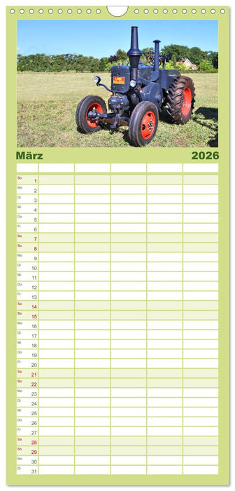 Männerspielzeug Traktor Inspirationen (CALVENDO Familienplaner 2026)