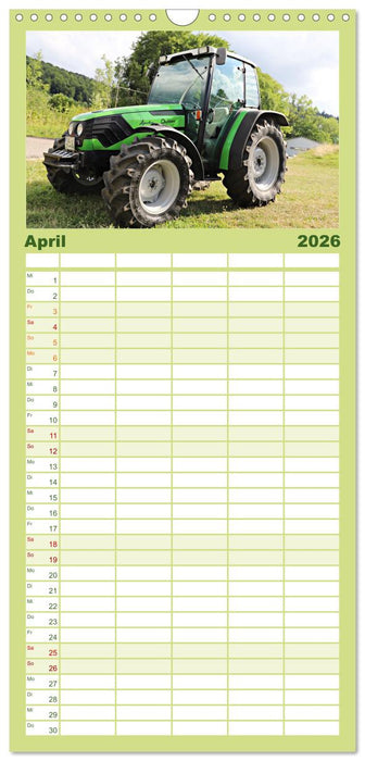 Männerspielzeug Traktor Inspirationen (CALVENDO Familienplaner 2026)