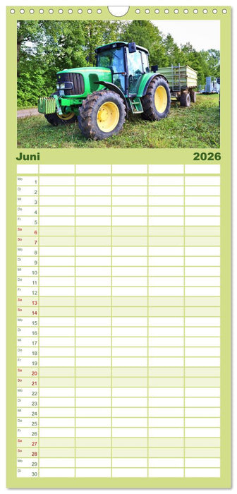 Männerspielzeug Traktor Inspirationen (CALVENDO Familienplaner 2026)