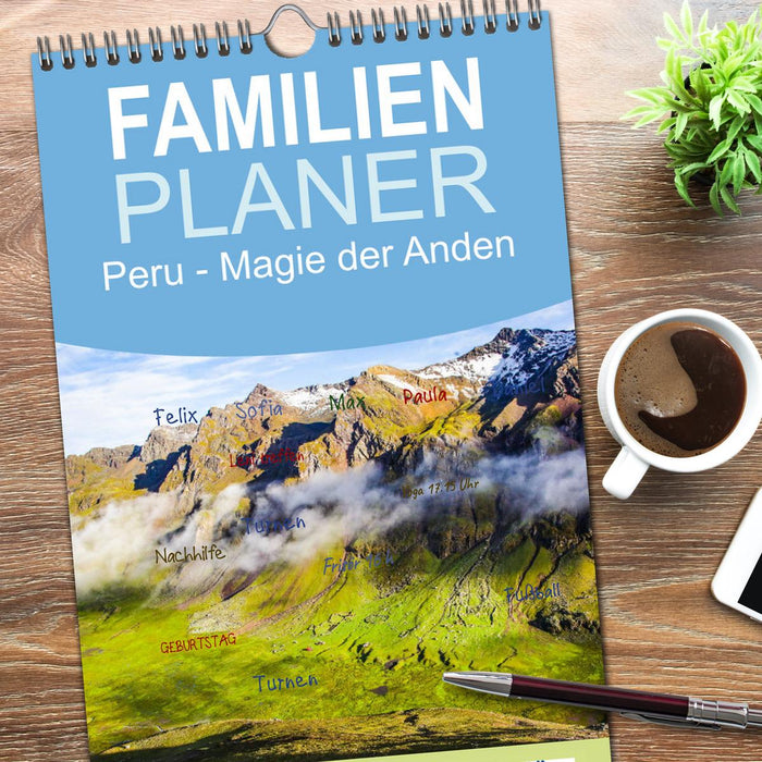Peru - Magie der Anden (CALVENDO Familienplaner 2026)
