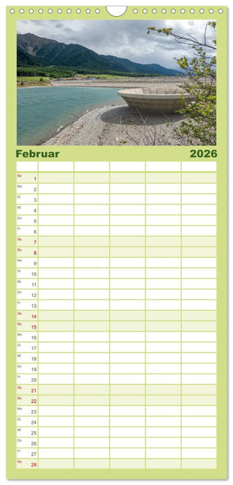 Der Reschensee - ein Panormanen-Abenteuer (CALVENDO Familienplaner 2026)