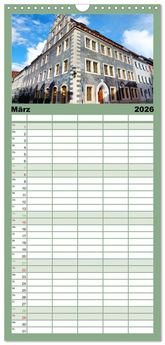 Pirna - Tor zur Sächsischen Schweiz (CALVENDO Familienplaner 2026)