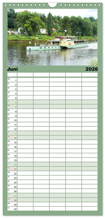 Pirna - Tor zur Sächsischen Schweiz (CALVENDO Familienplaner 2026)