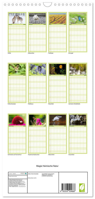 Magie Heimische Natur (CALVENDO Familienplaner 2026)