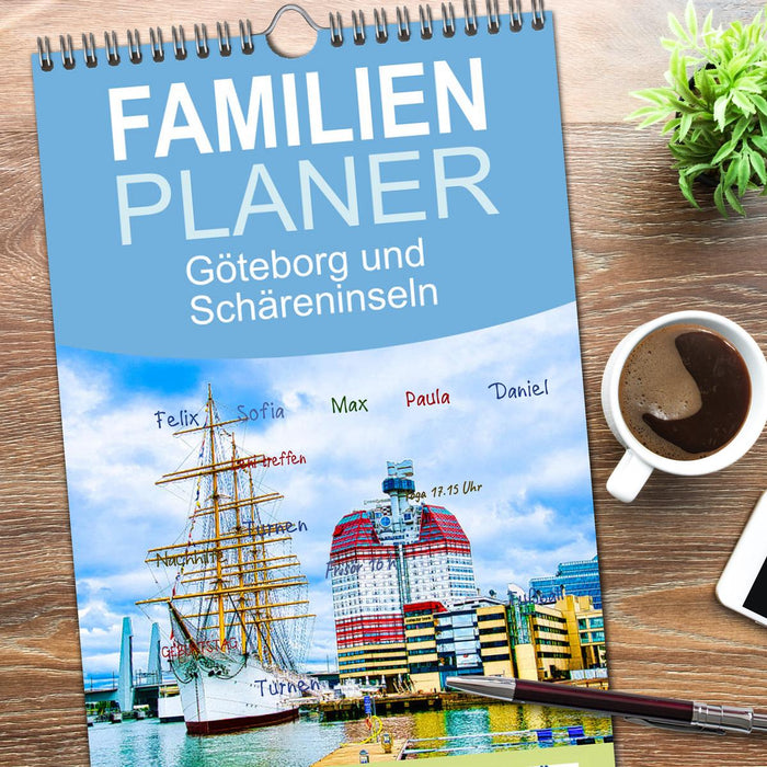 Göteborg und Schäreninseln (CALVENDO Familienplaner 2026)