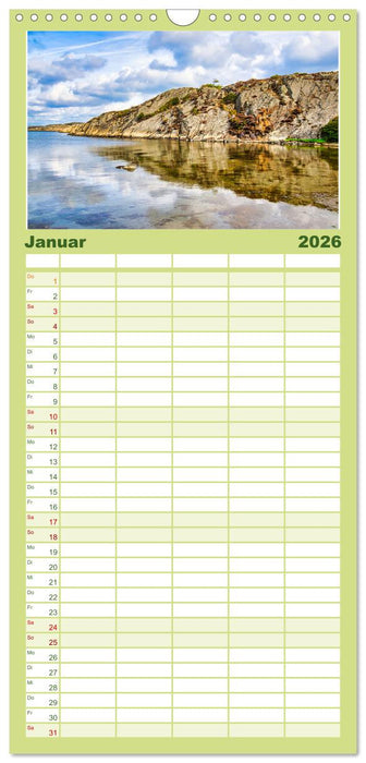 Göteborg und Schäreninseln (CALVENDO Familienplaner 2026)