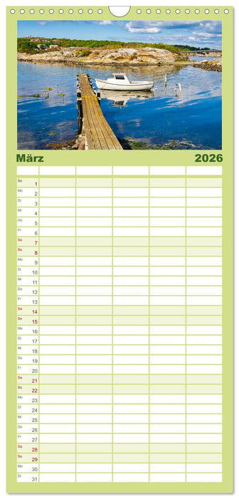 Göteborg und Schäreninseln (CALVENDO Familienplaner 2026)