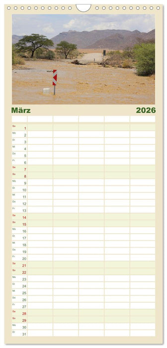 Roadtrip in Namibia (CALVENDO Familienplaner 2026)