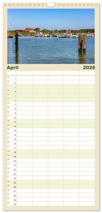 Inselliebe Langeoog (CALVENDO Familienplaner 2026)