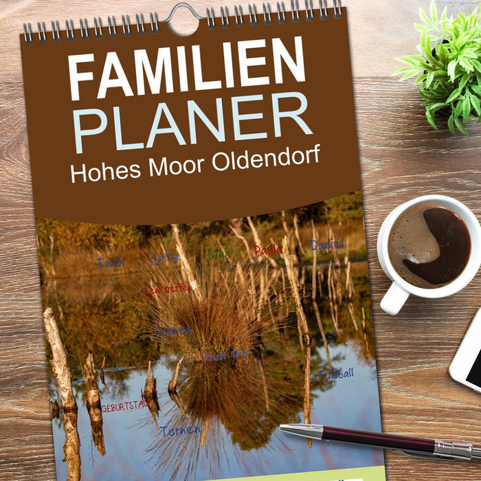 Hohes Moor Oldendorf (CALVENDO Familienplaner 2026)