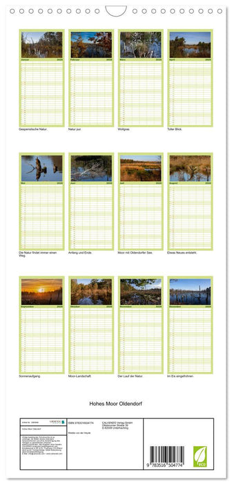 Hohes Moor Oldendorf (CALVENDO Familienplaner 2026)