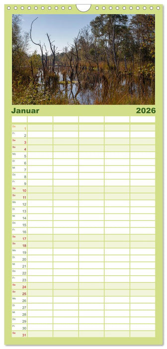 Hohes Moor Oldendorf (CALVENDO Familienplaner 2026)