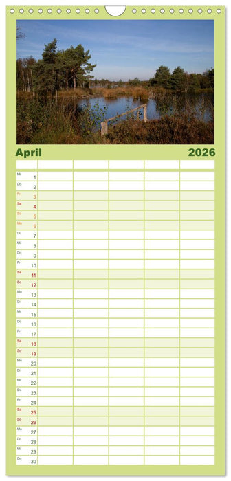 Hohes Moor Oldendorf (CALVENDO Familienplaner 2026)