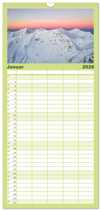 Rumänien - Zwischen Gebirgen und dem Meer. (CALVENDO Familienplaner 2026)