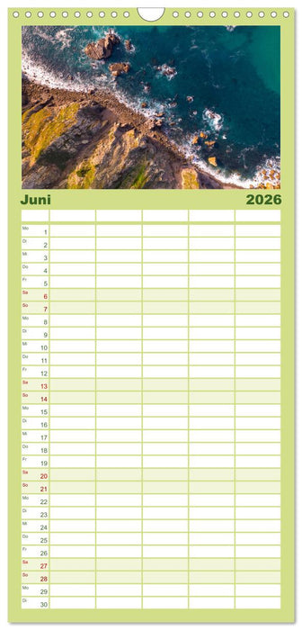 Portugal Luftaufnahmen (CALVENDO Familienplaner 2026)