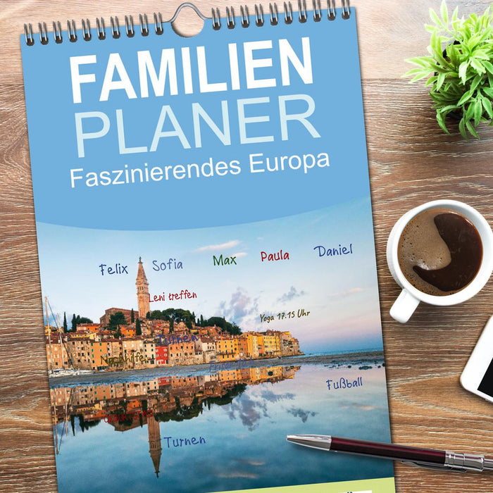 Faszinierendes Europa (CALVENDO Familienplaner 2026)