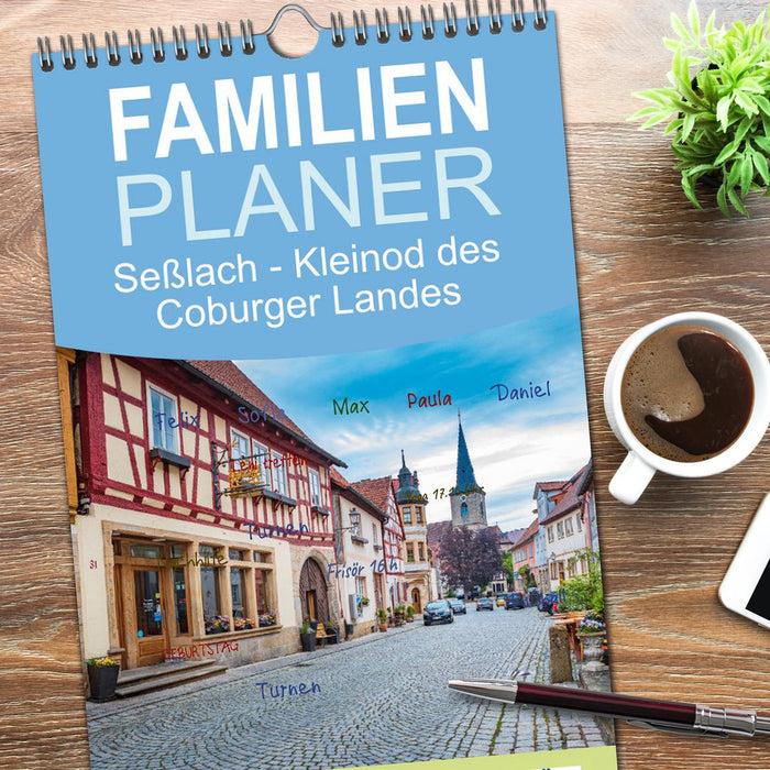 Seßlach - Kleinod des Coburger Landes (CALVENDO Familienplaner 2026)