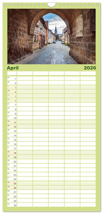 Seßlach - Kleinod des Coburger Landes (CALVENDO Familienplaner 2026)