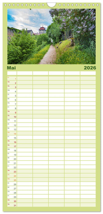 Seßlach - Kleinod des Coburger Landes (CALVENDO Familienplaner 2026)