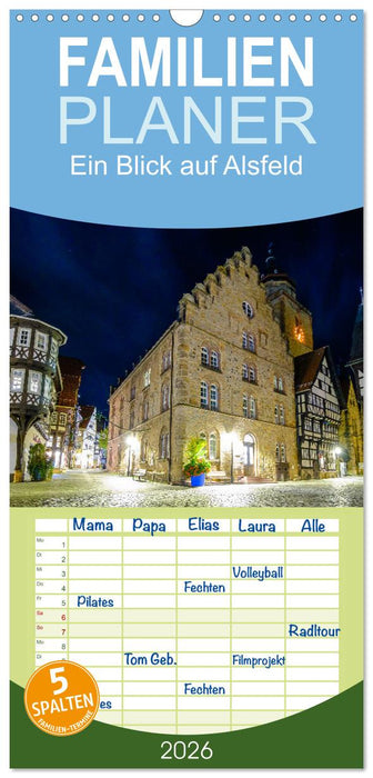 Ein Blick auf Alsfeld (CALVENDO Familienplaner 2026)