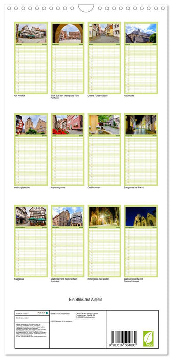 Ein Blick auf Alsfeld (CALVENDO Familienplaner 2026)