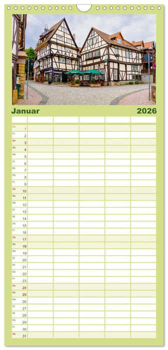 Ein Blick auf Alsfeld (CALVENDO Familienplaner 2026)