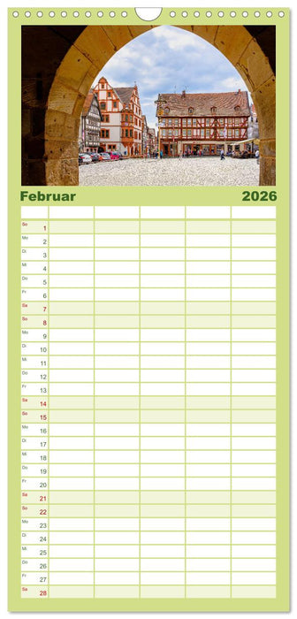 Ein Blick auf Alsfeld (CALVENDO Familienplaner 2026)