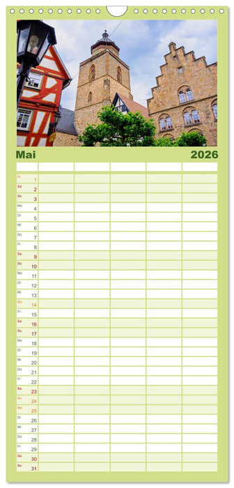 Ein Blick auf Alsfeld (CALVENDO Familienplaner 2026)