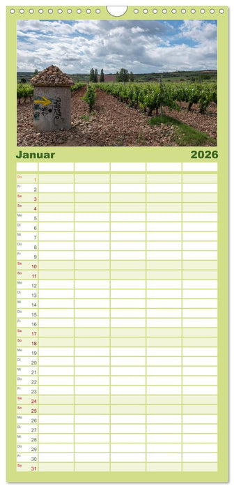 Camino 2026 (CALVENDO Familienplaner 2026)