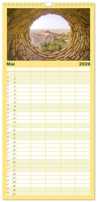 Faszination Tunesien (CALVENDO Familienplaner 2026)