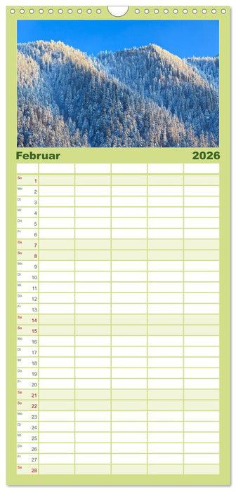 Eine Reise durch die Wälder dieser Welt (CALVENDO Familienplaner 2026)