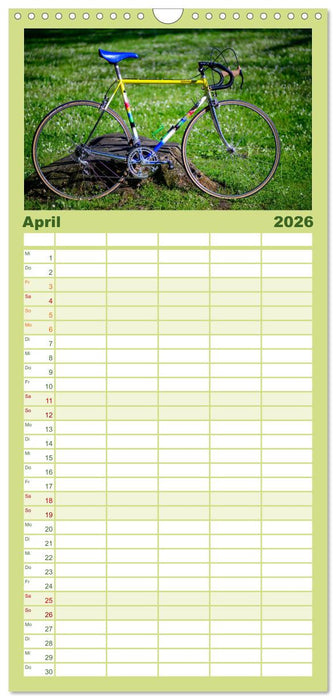 Stahlrenner - Rennrad-Klassiker aus Europa (CALVENDO Familienplaner 2026)