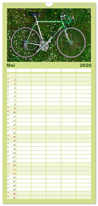 Stahlrenner - Rennrad-Klassiker aus Europa (CALVENDO Familienplaner 2026)