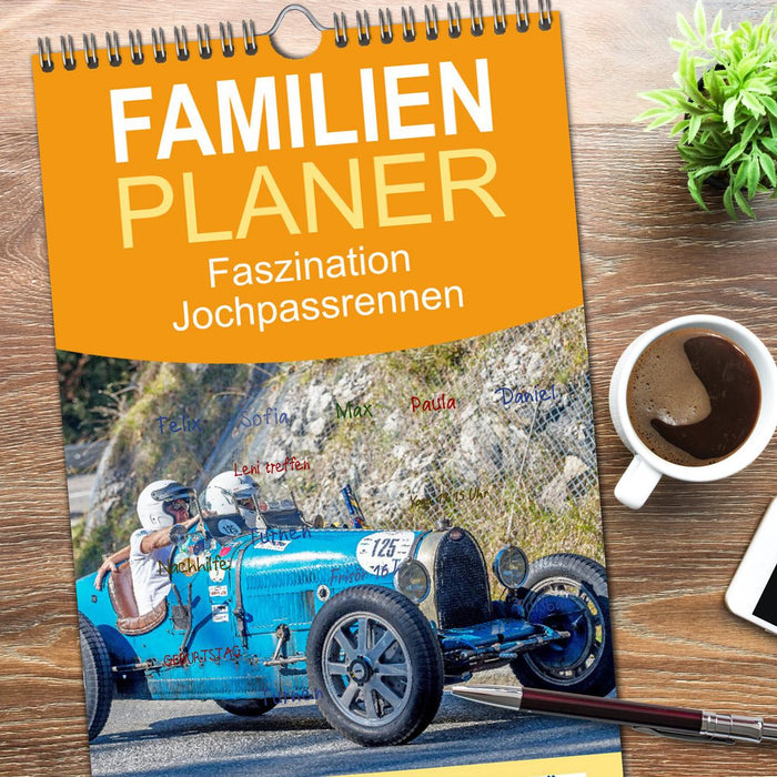 Faszination Jochpassrennen (CALVENDO Familienplaner 2026)