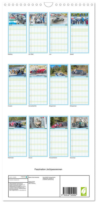 Faszination Jochpassrennen (CALVENDO Familienplaner 2026)