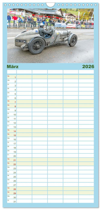 Faszination Jochpassrennen (CALVENDO Familienplaner 2026)