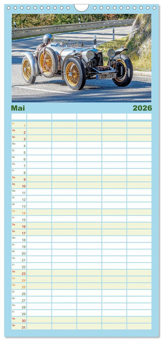 Faszination Jochpassrennen (CALVENDO Familienplaner 2026)